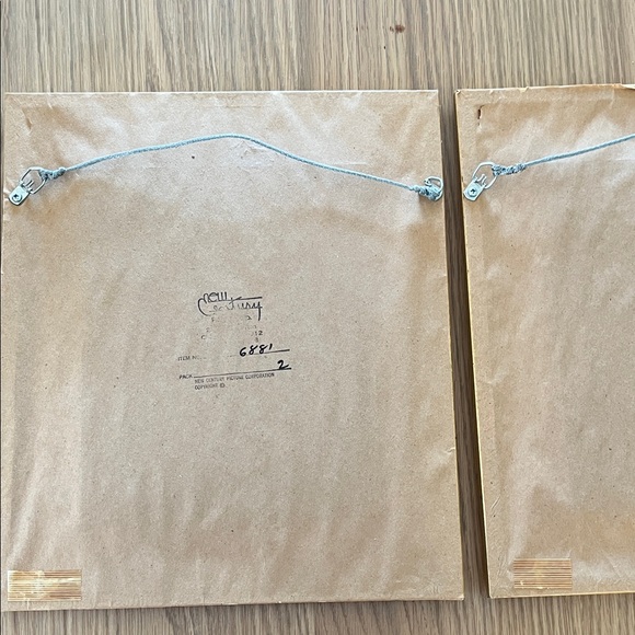 Floral Art Prints in Gold Frames - Picture 3 of 4